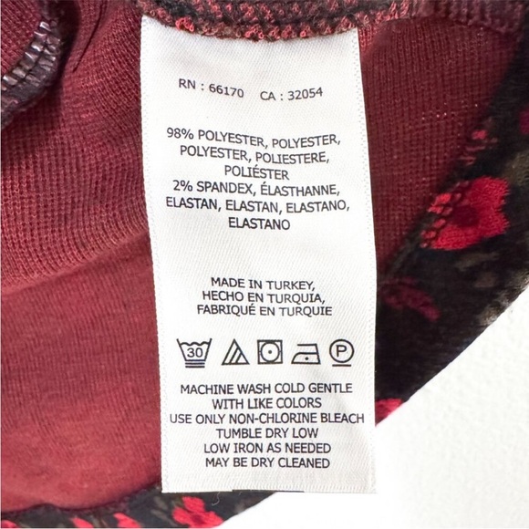 🌹 Anthropologie Meadow Rue Peplum Floral Wrap Cottagecore Blouse Large - Picture 7 of 8